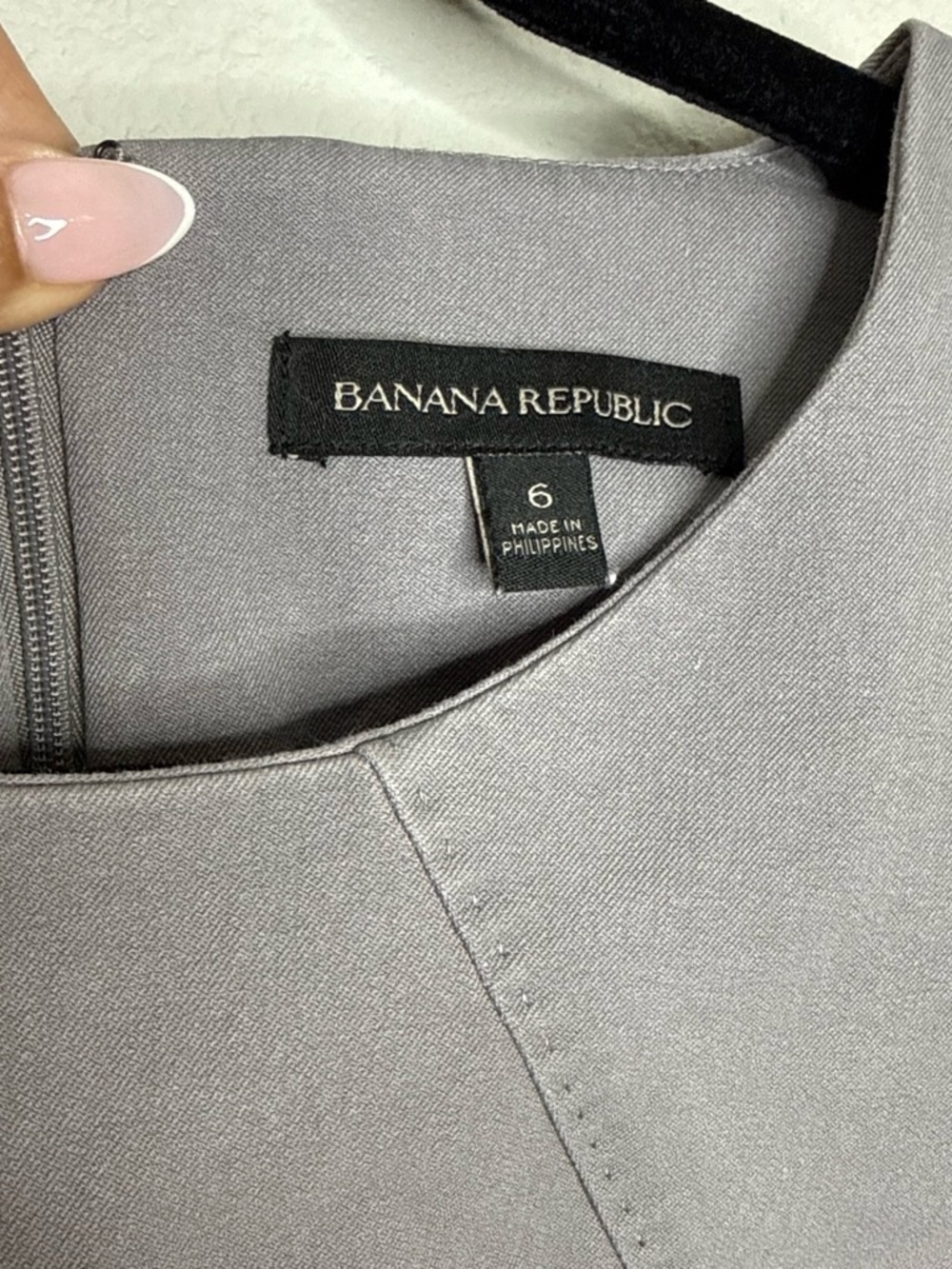 Banana Republic Gray Sheath Dress